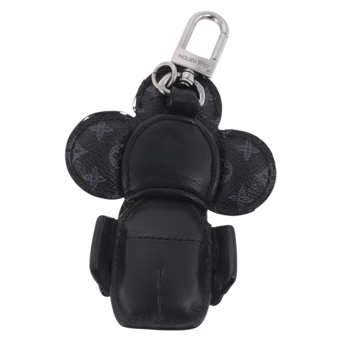 LOUIS VUITTON Eclipse Porte Cles De Vivienne Charm MP1998 LV Auth 203050