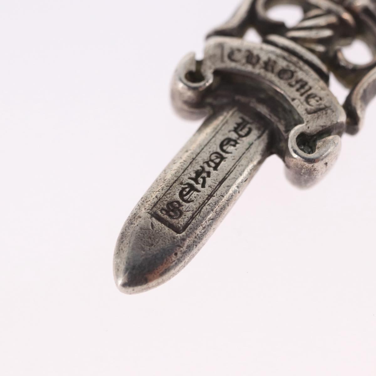 Chrome Hearts Dagger Pendant Top Ag925 Silver Auth 203052M
