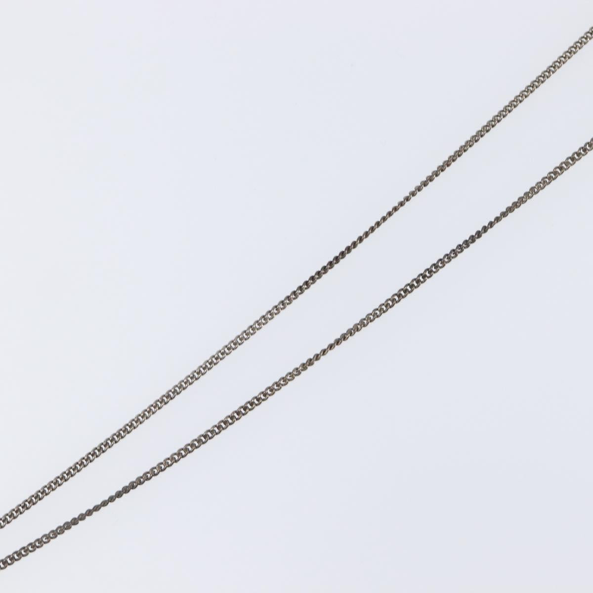 CHANEL Necklace Metal Pink CC Auth 203054