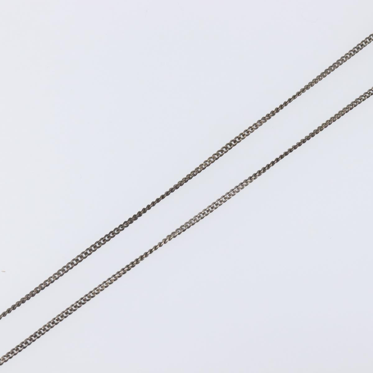 CHANEL Necklace Metal Pink CC Auth 203054