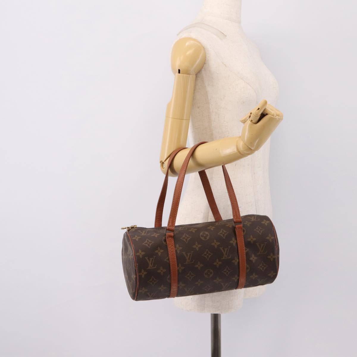 LOUIS VUITTON Monogram Papillon 30 Hand Bag Vintage M51365 LV Auth 203063A
