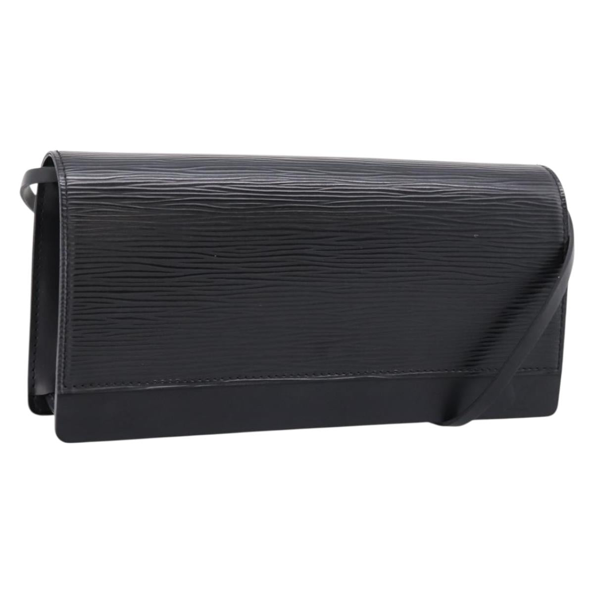 LOUIS VUITTON Epi Honfleur Shoulder Bag Black M52732 LV Auth 203064V