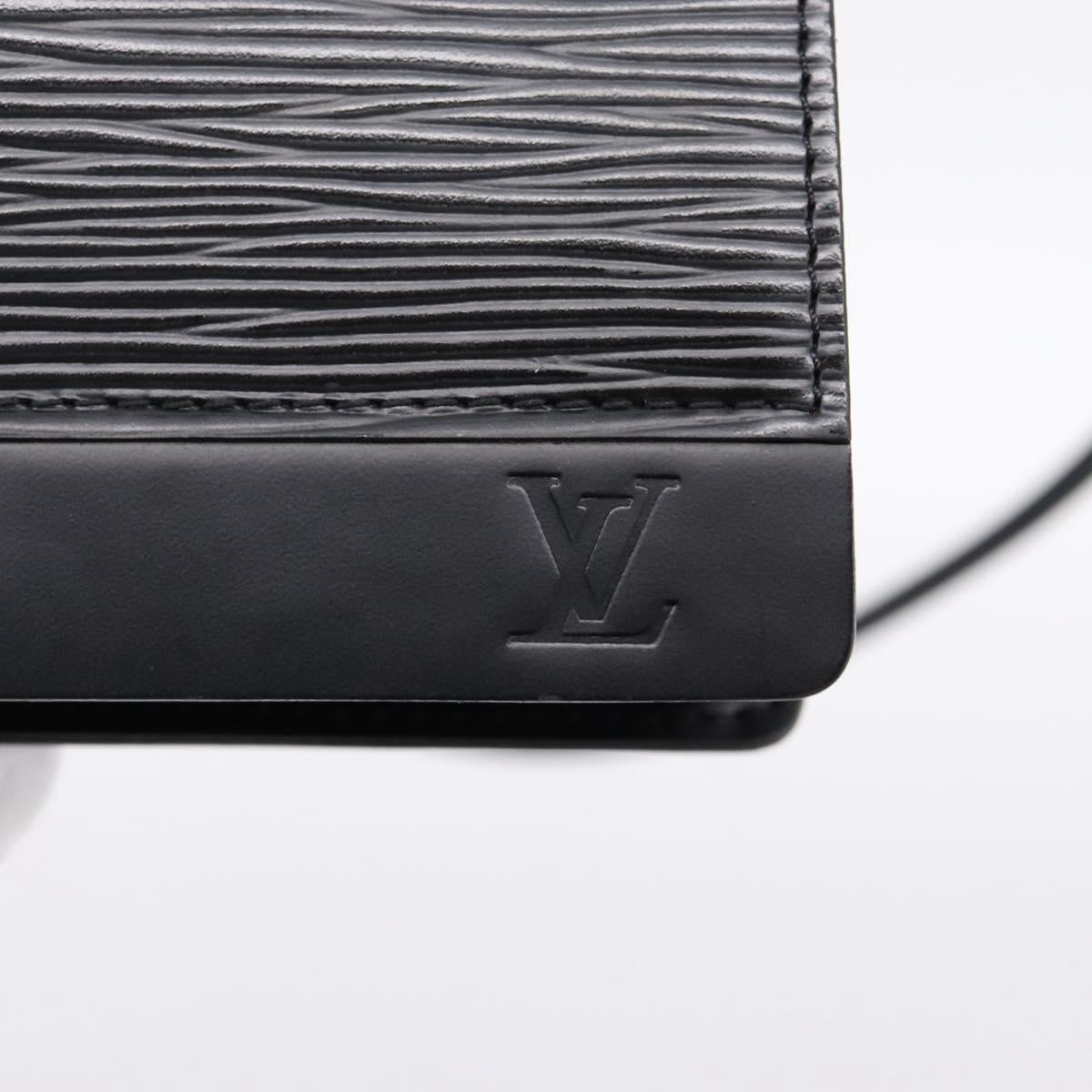 LOUIS VUITTON Epi Honfleur Shoulder Bag Black M52732 LV Auth 203064V