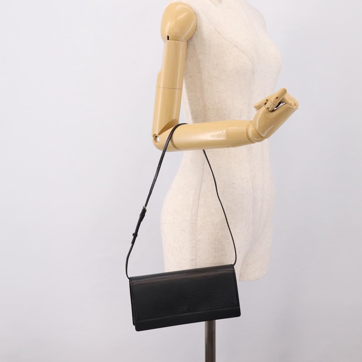 LOUIS VUITTON Epi Honfleur Shoulder Bag Black M52732 LV Auth 203064V