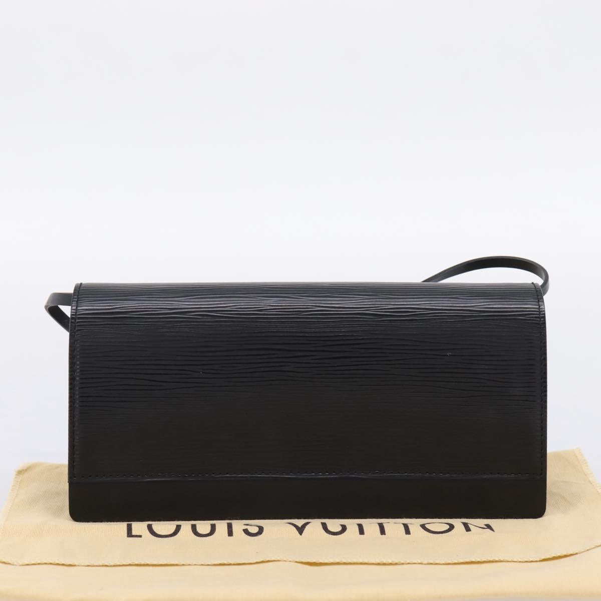 LOUIS VUITTON Epi Honfleur Shoulder Bag Black M52732 LV Auth 203064V