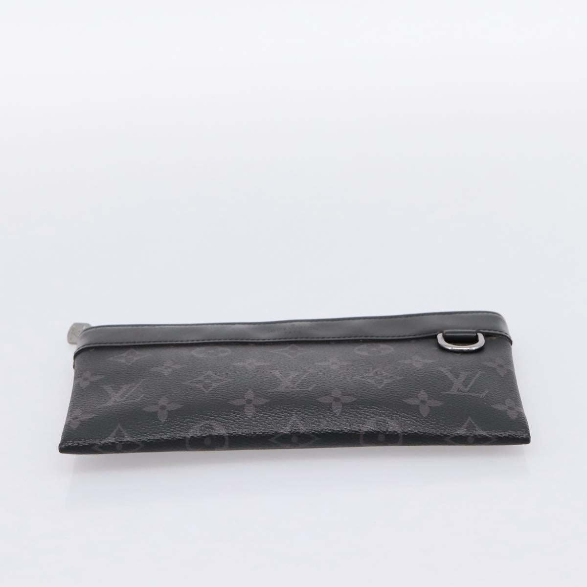 LOUIS VUITTON Monogram Eclipse Pochette Discovery PM Pouch M44323 LV Auth 203067