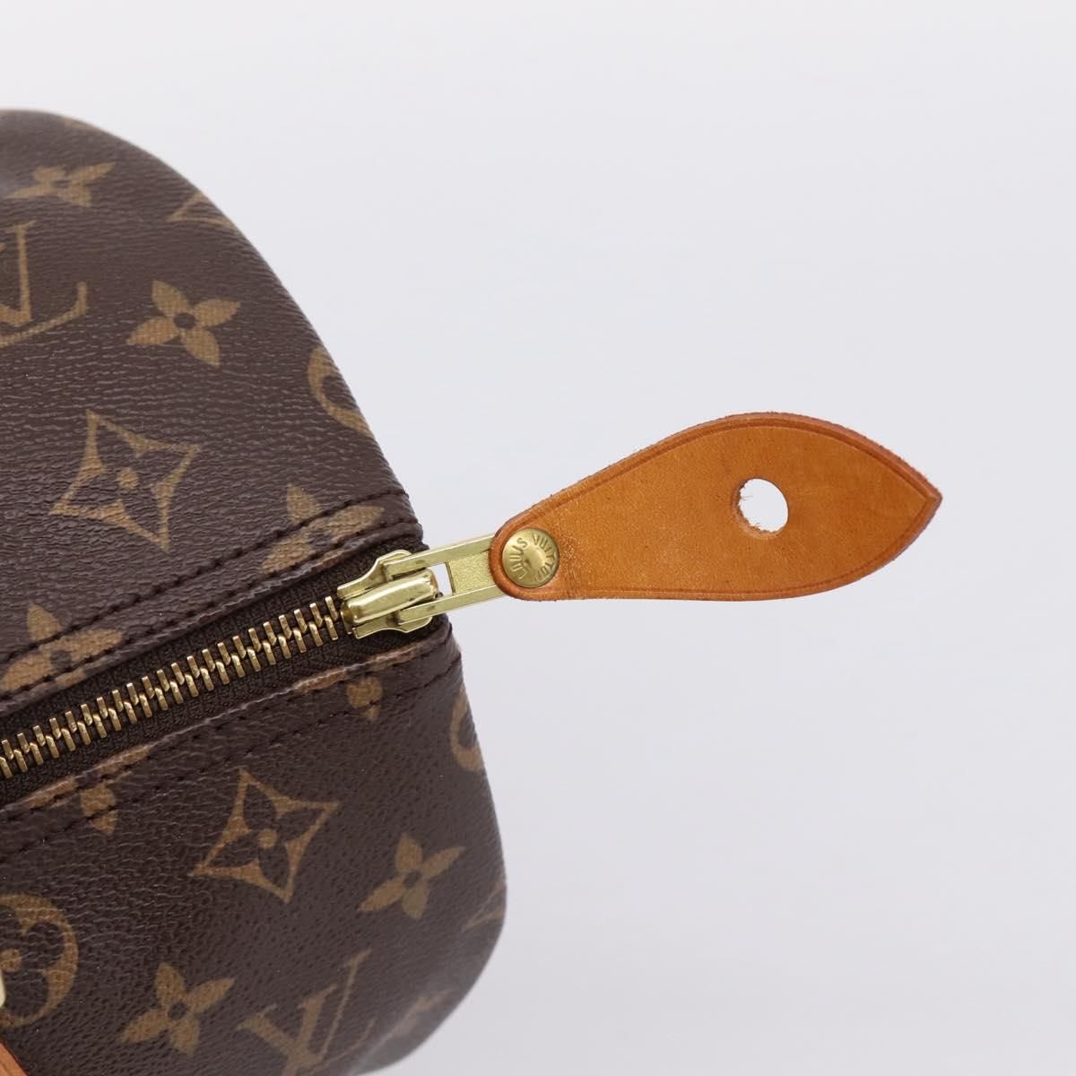 LOUIS VUITTON Monogram Speedy 30 Hand Bag M41526 LV Auth 203068