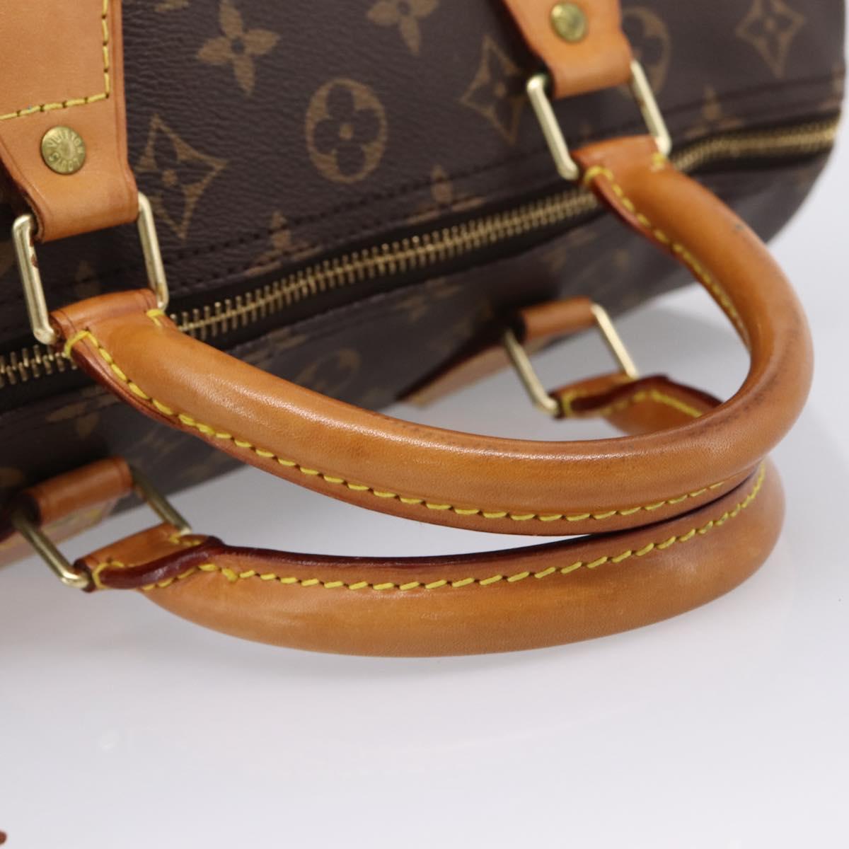 LOUIS VUITTON Monogram Speedy 30 Hand Bag M41526 LV Auth 203068
