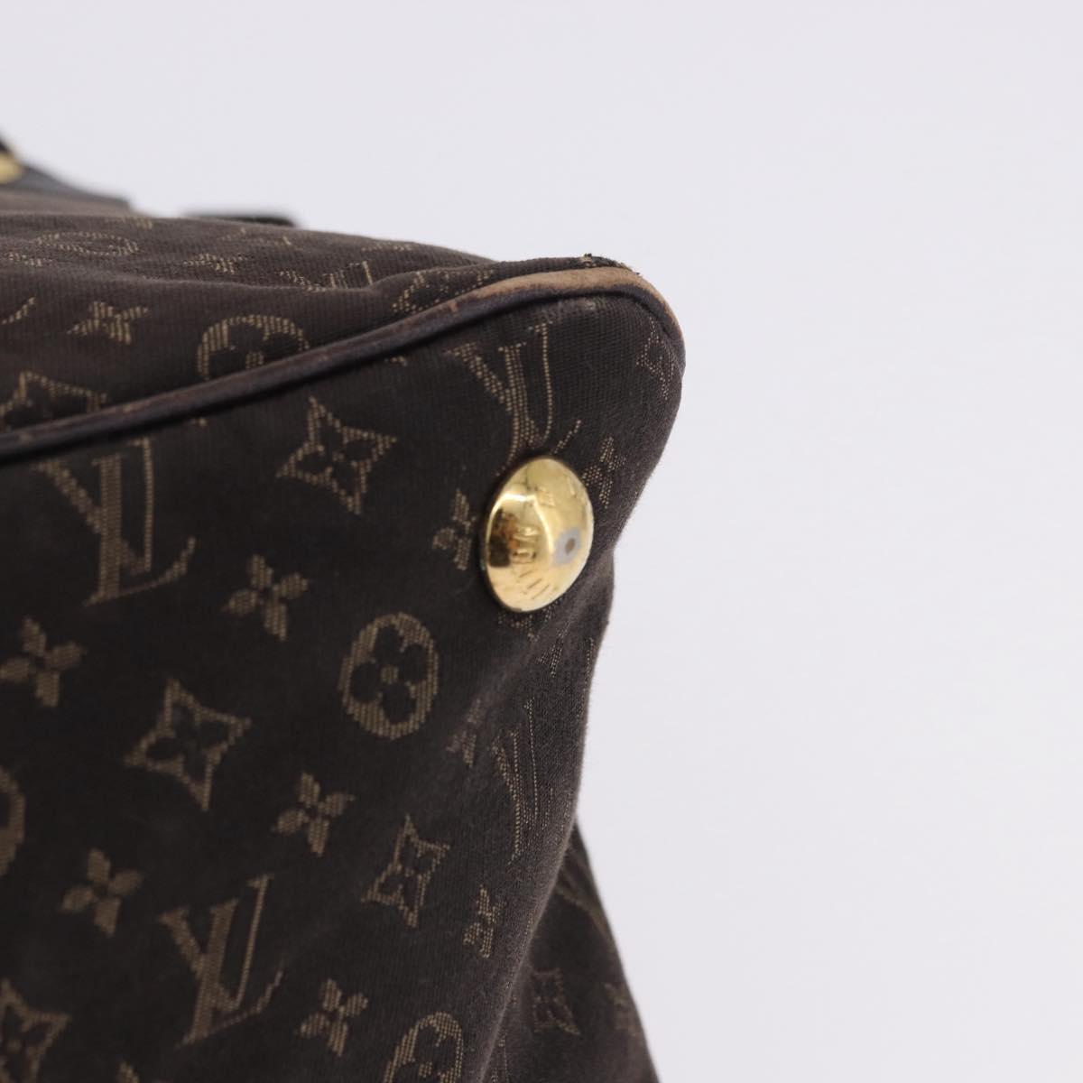 LOUIS VUITTON Monogram Idylle Ballad PM Tote Bag Ebene M40573 LV Auth 203069
