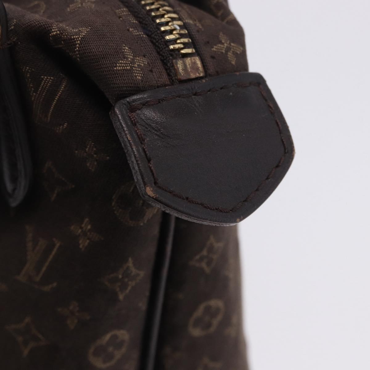 LOUIS VUITTON Monogram Idylle Ballad PM Tote Bag Ebene M40573 LV Auth 203069
