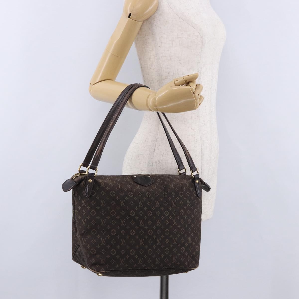 LOUIS VUITTON Monogram Idylle Ballad PM Tote Bag Ebene M40573 LV Auth 203069
