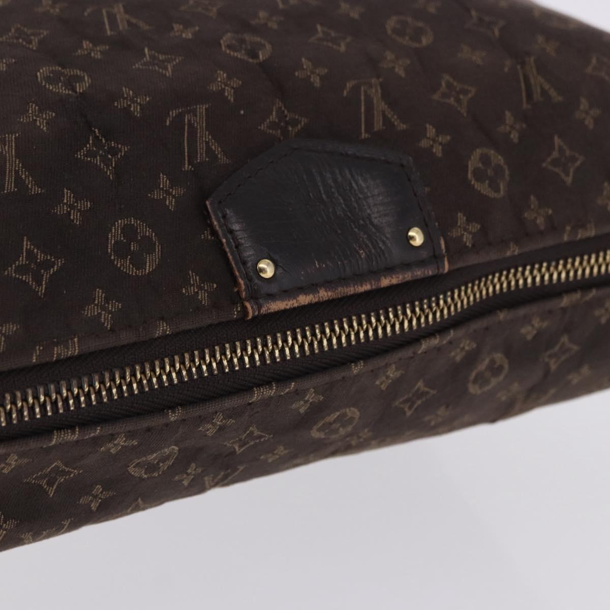 LOUIS VUITTON Monogram Idylle Ballad PM Tote Bag Ebene M40573 LV Auth 203069