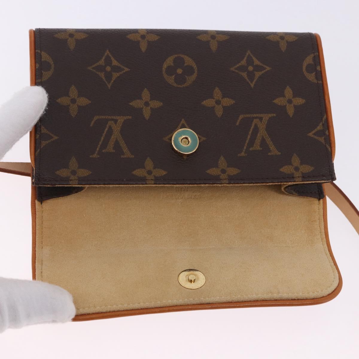 LOUIS VUITTON Monogram Pochette Florentine Waist Bag M51855 LV Auth 203071V