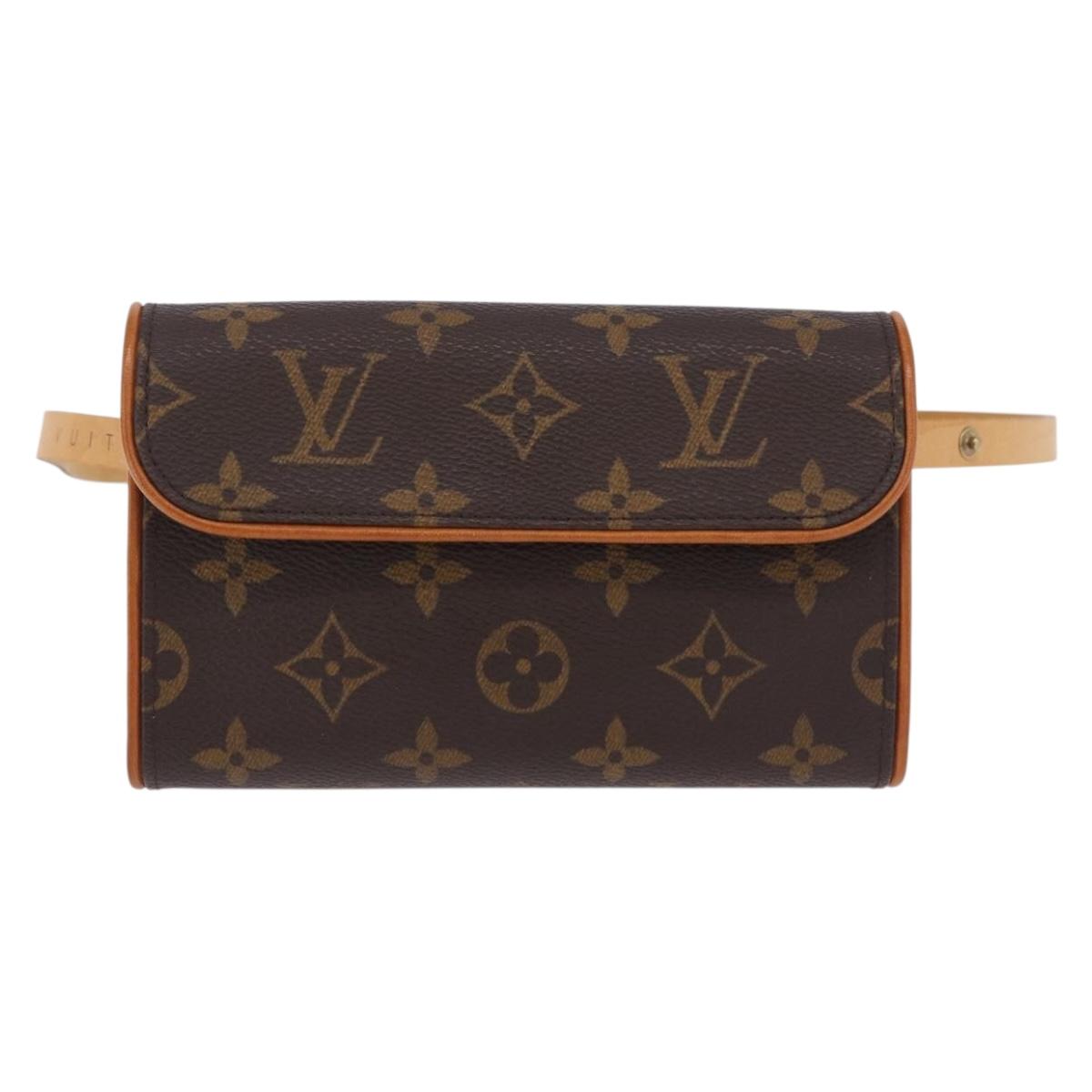 LOUIS VUITTON Monogram Pochette Florentine Waist Bag M51855 LV Auth 203071V