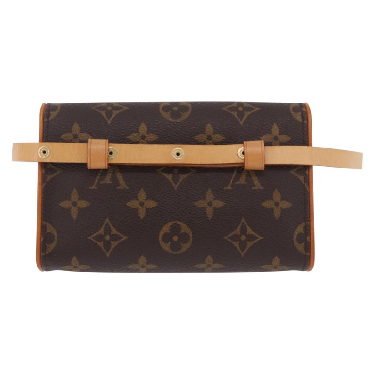 LOUIS VUITTON Monogram Pochette Florentine Waist Bag M51855 LV Auth 203071V