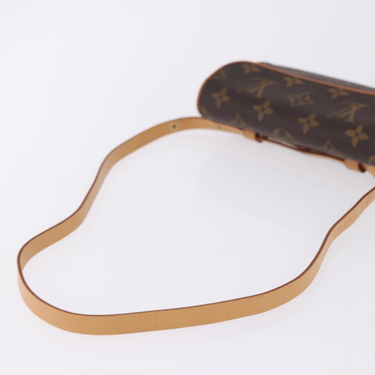 LOUIS VUITTON Monogram Pochette Florentine Waist Bag M51855 LV Auth 203071V