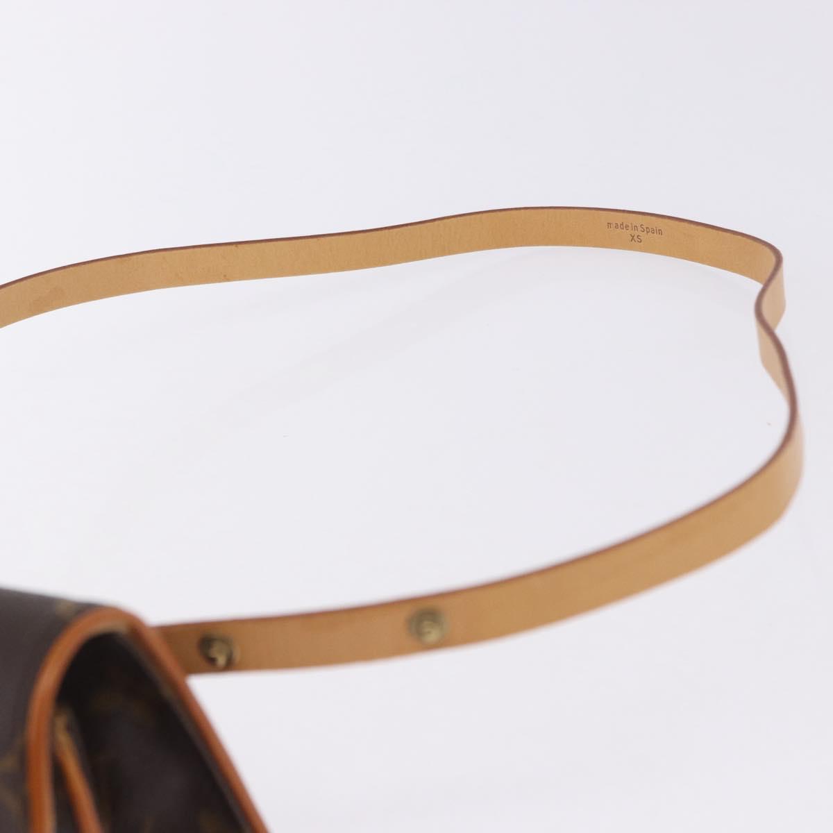 LOUIS VUITTON Monogram Pochette Florentine Waist Bag M51855 LV Auth 203071V