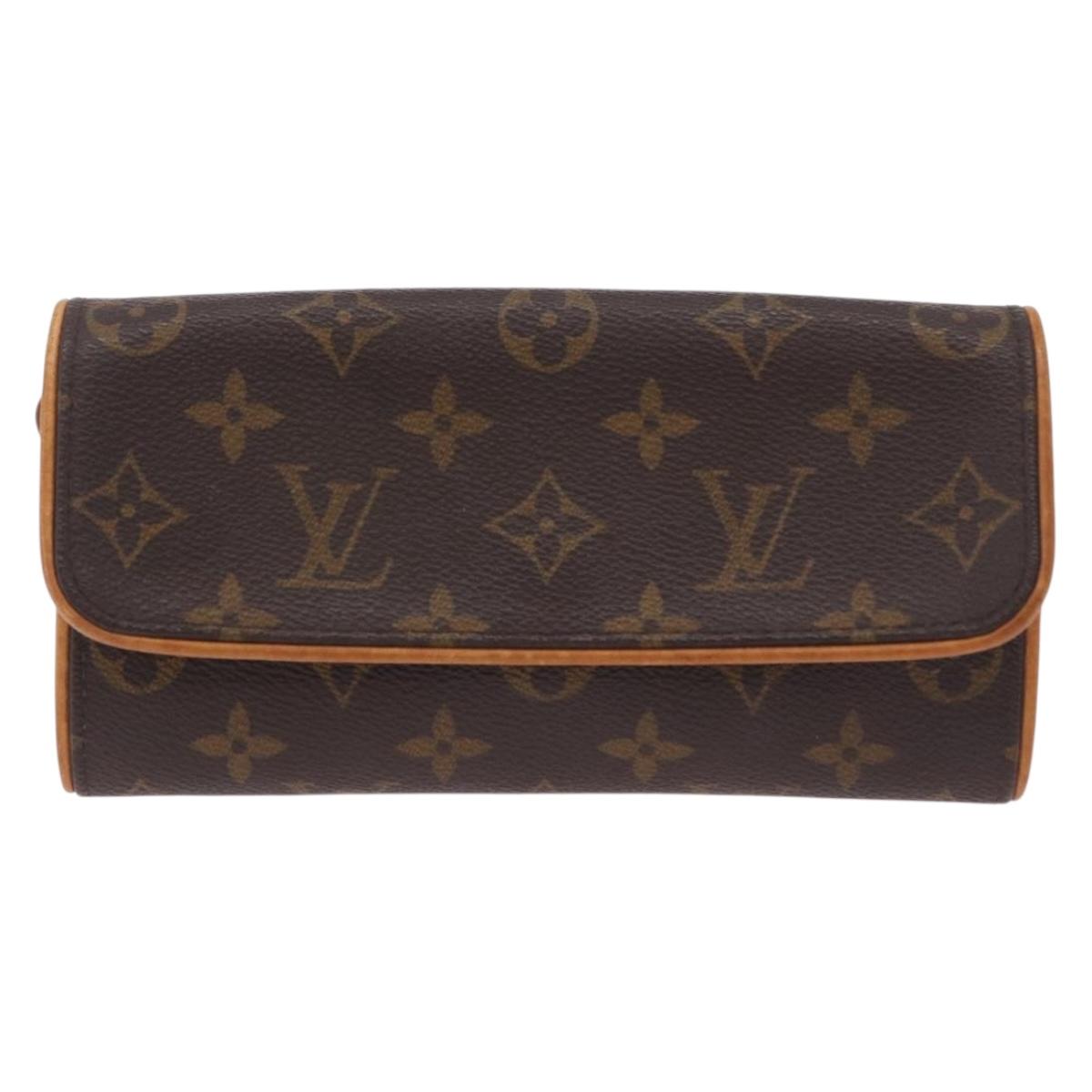 LOUIS VUITTON Monogram Pochette Twin PM Shoulder Bag M51854 LV Auth 203072A