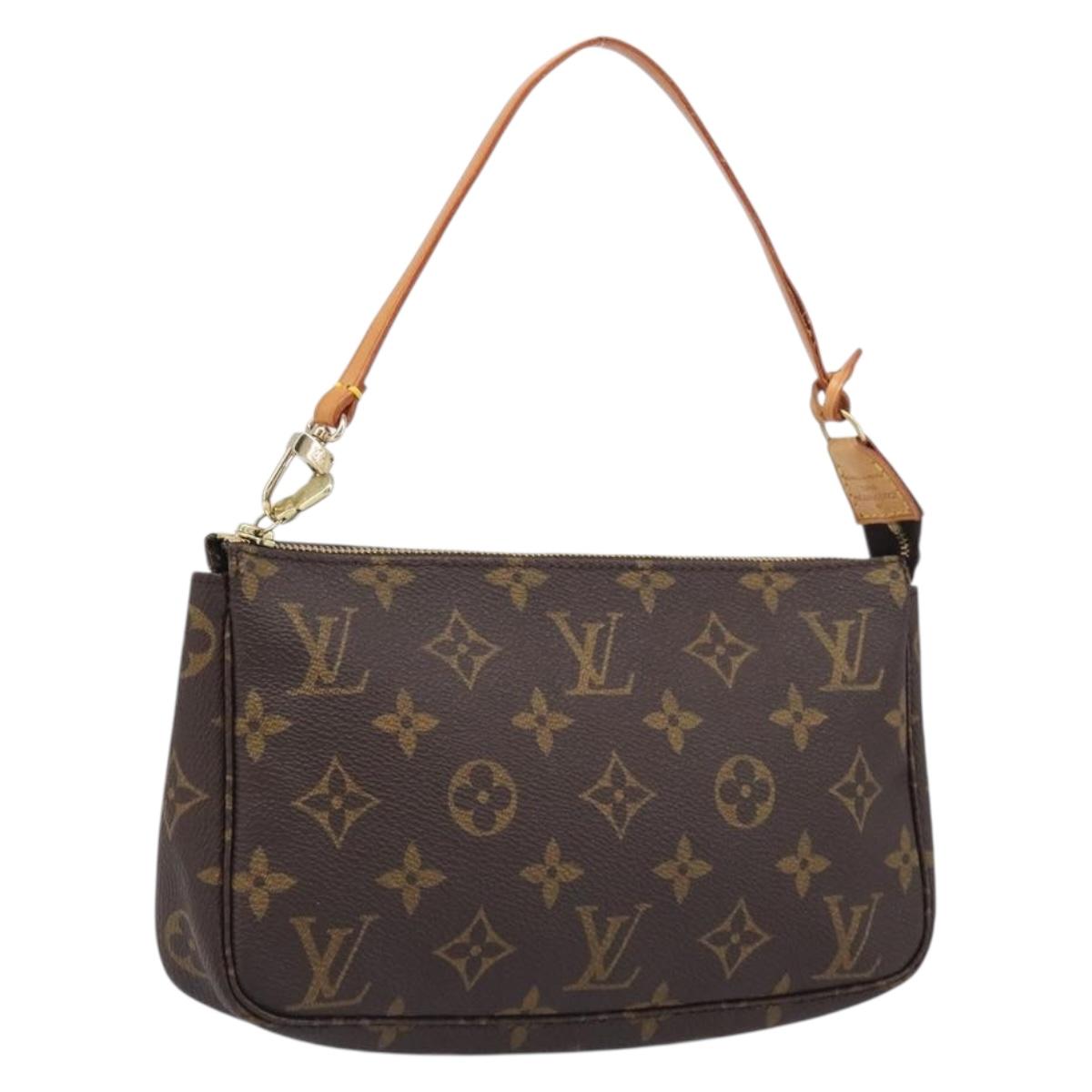 LOUIS VUITTON Monogram Pochette Accessoires Pouch M51980 LV Auth 203073V