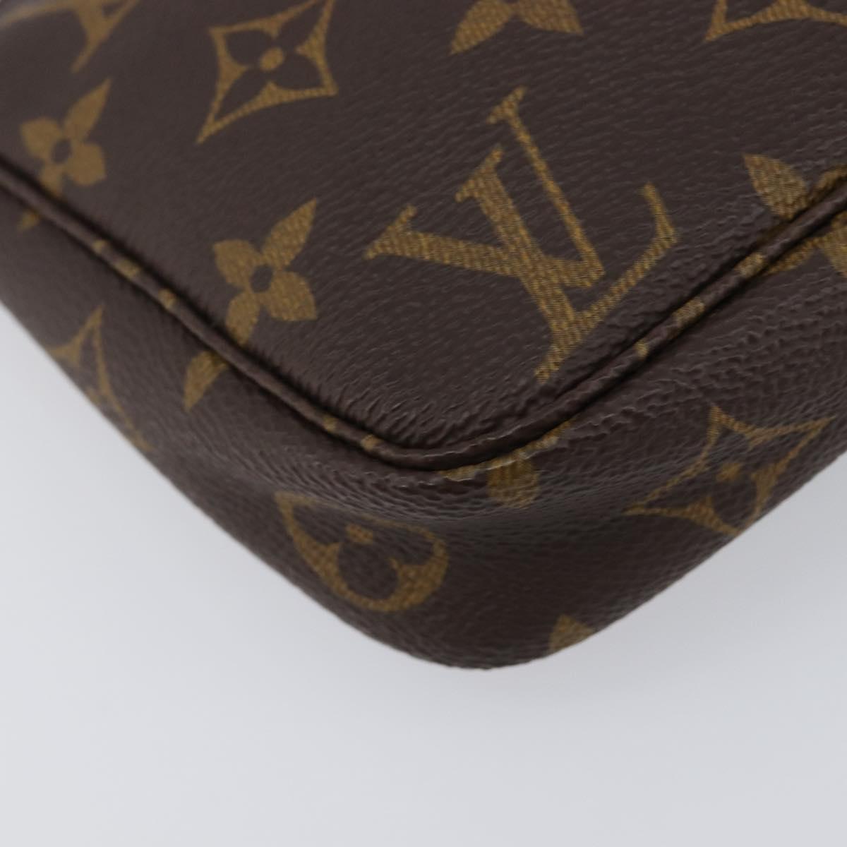 LOUIS VUITTON Monogram Pochette Accessoires Pouch M51980 LV Auth 203073V