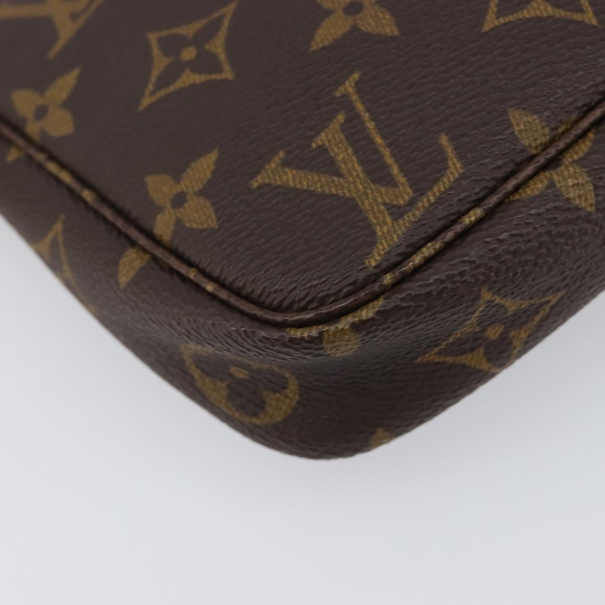 LOUIS VUITTON Monogram Pochette Accessoires Pouch M51980 LV Auth 203073V