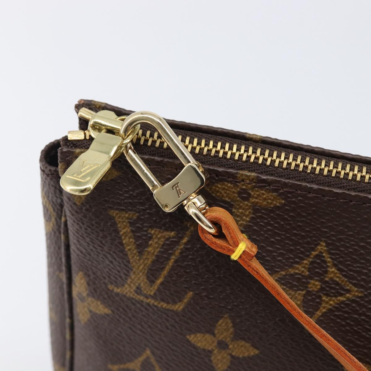LOUIS VUITTON Monogram Pochette Accessoires Pouch M51980 LV Auth 203073V