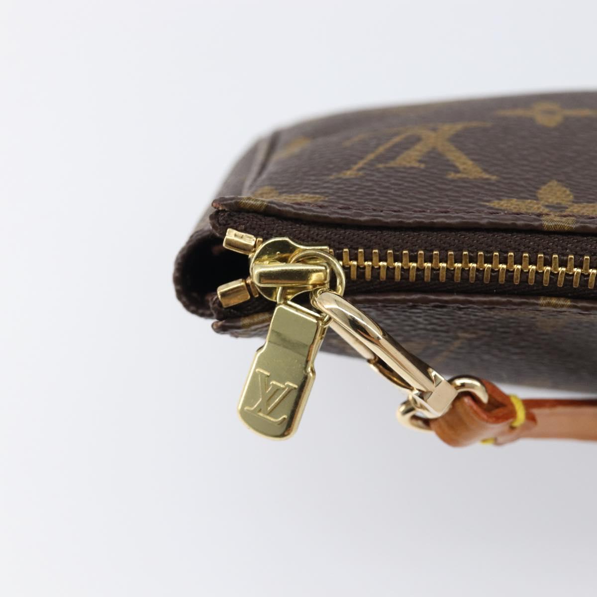 LOUIS VUITTON Monogram Pochette Accessoires Pouch M51980 LV Auth 203073V