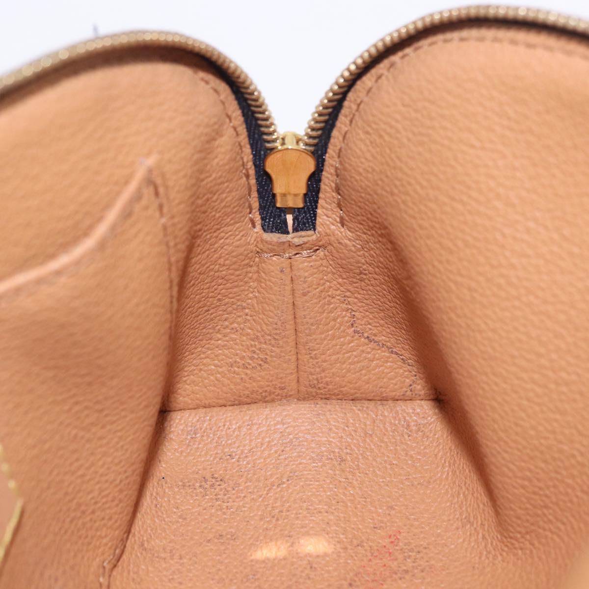 LOUIS VUITTON SINCE1854 Pochette Cosmetic PM Canvas Blue M80307 LV Auth 203086A
