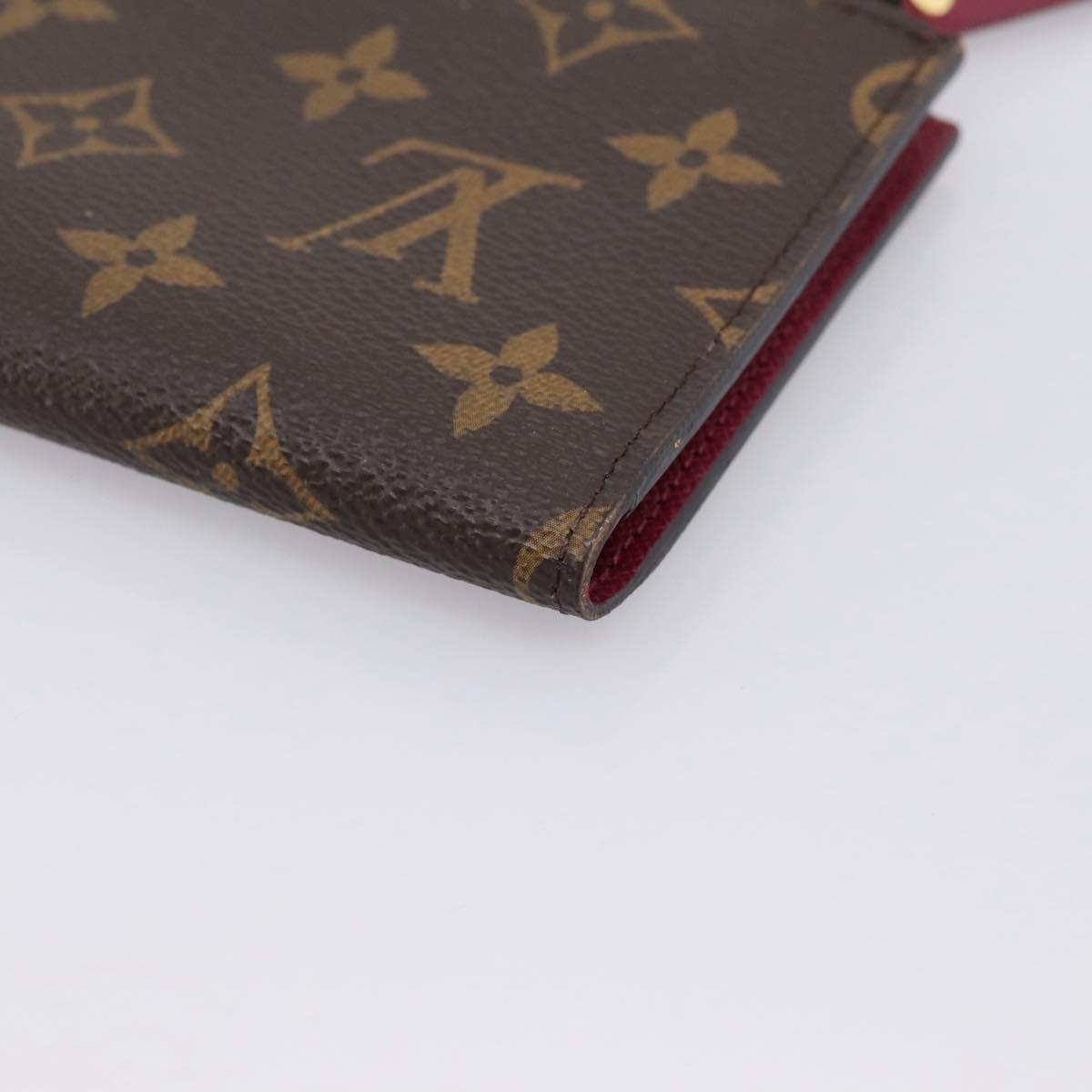 LOUIS VUITTON Monogram Portefeuille Adele Wallet LV Auth 203087A