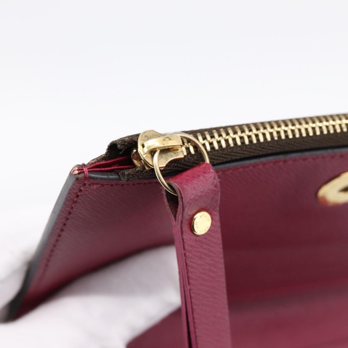 LOUIS VUITTON Monogram Portefeuille Adele Wallet LV Auth 203087A