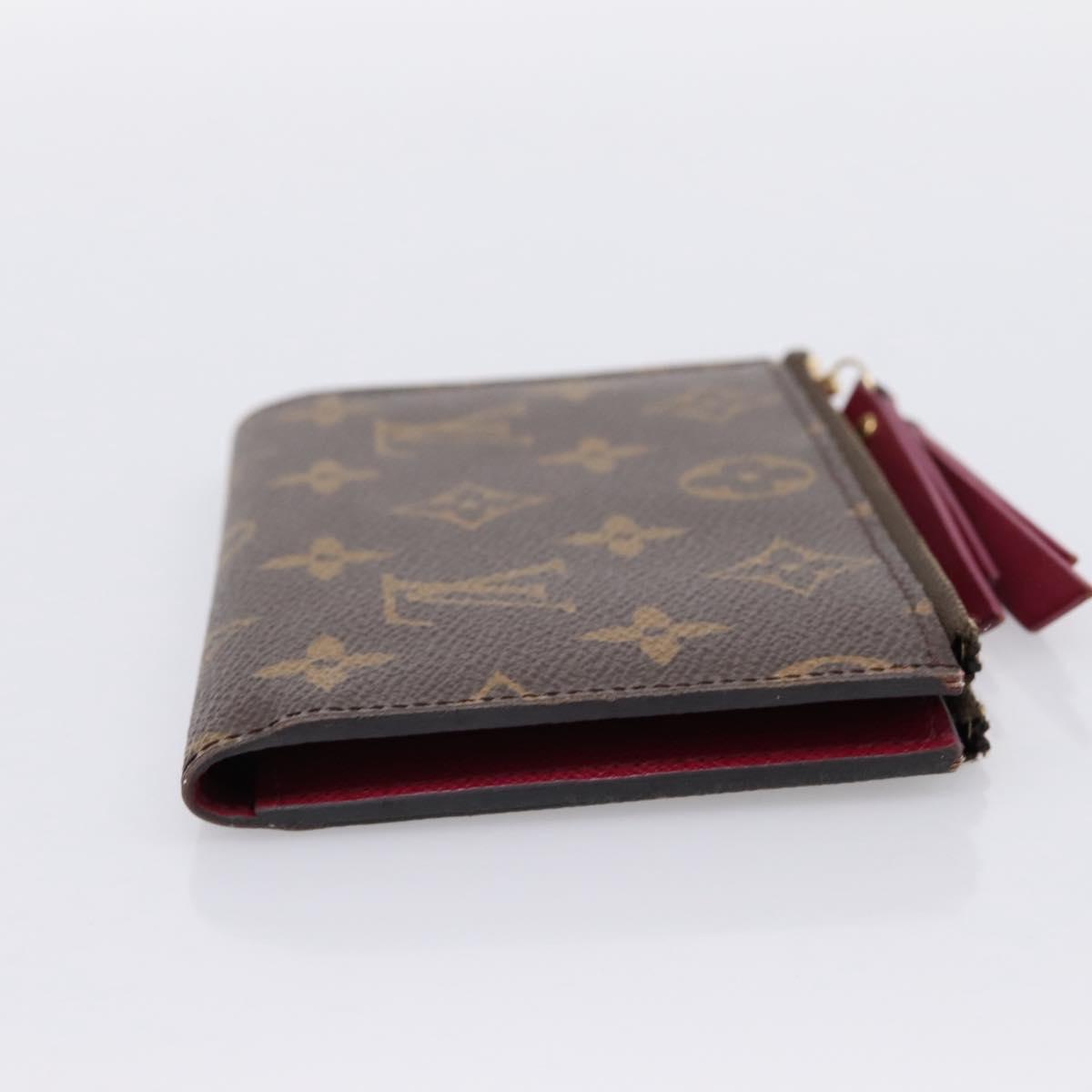 LOUIS VUITTON Monogram Portefeuille Adele Wallet LV Auth 203087A