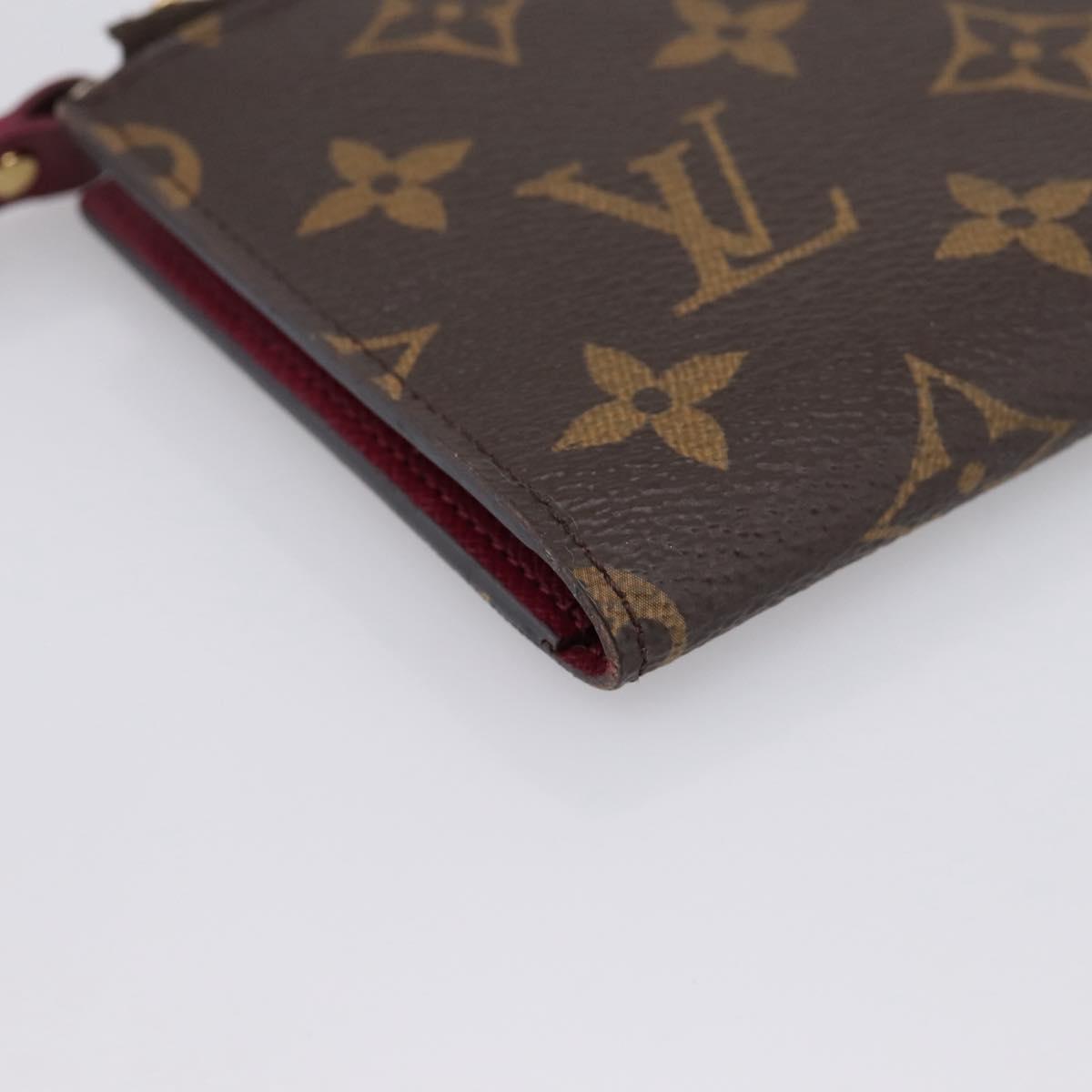 LOUIS VUITTON Monogram Portefeuille Adele Wallet LV Auth 203087A
