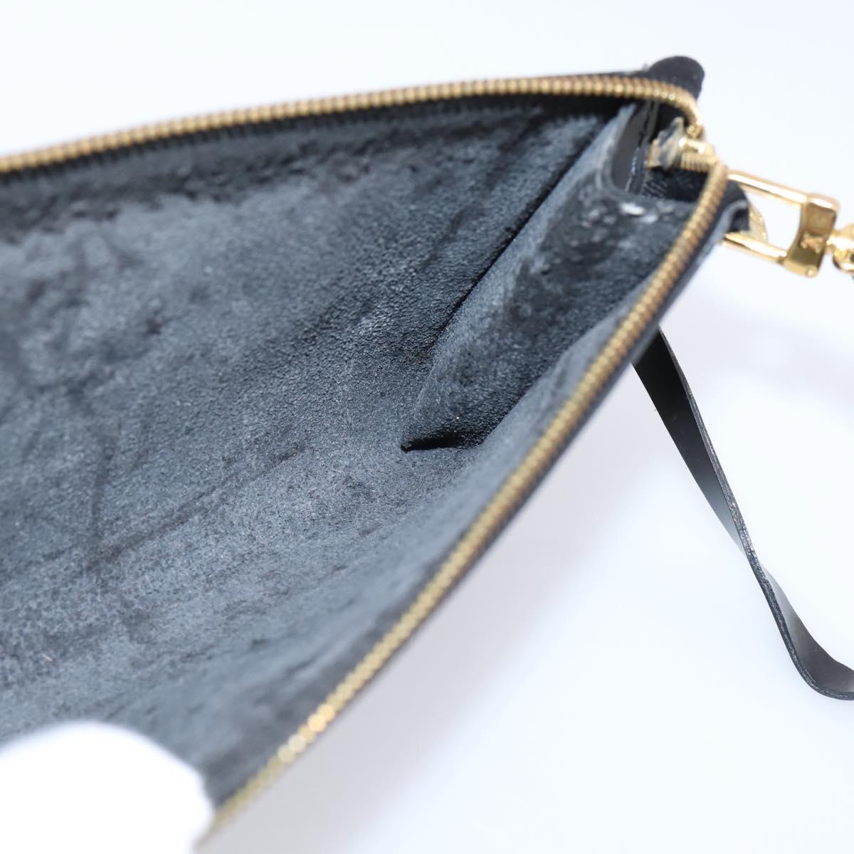 LOUIS VUITTON Epi Pochette Accessoires Accessory Pouch Black M52982 Auth 203088