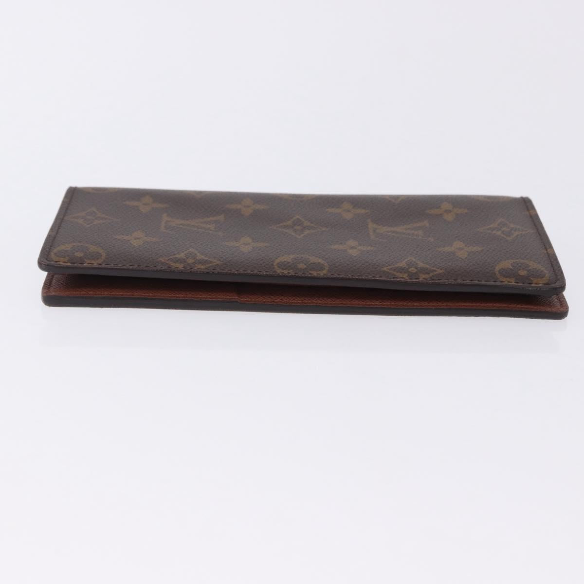LOUIS VUITTON Monogram Portefeuille Braza Long Wallet M66540 LV Auth 203096