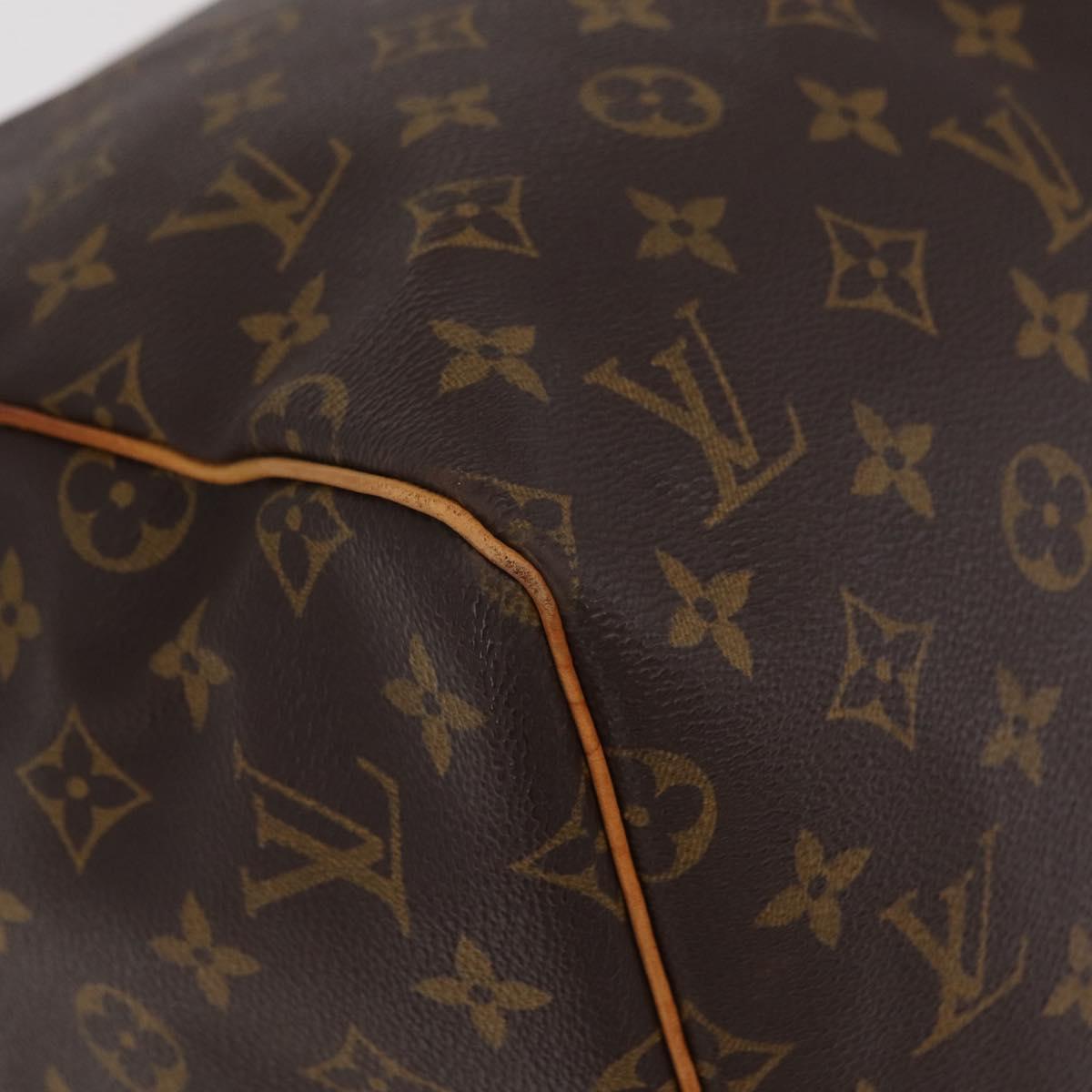 LOUIS VUITTON Monogram Keepall 55 Boston Bag M41424 LV Auth 203102A