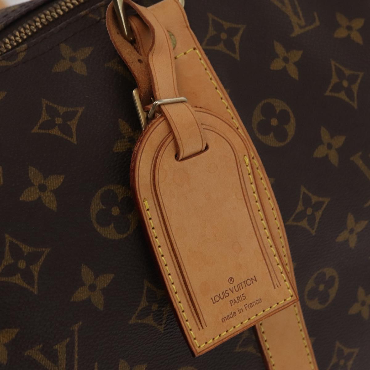LOUIS VUITTON Monogram Keepall 55 Boston Bag M41424 LV Auth 203102A