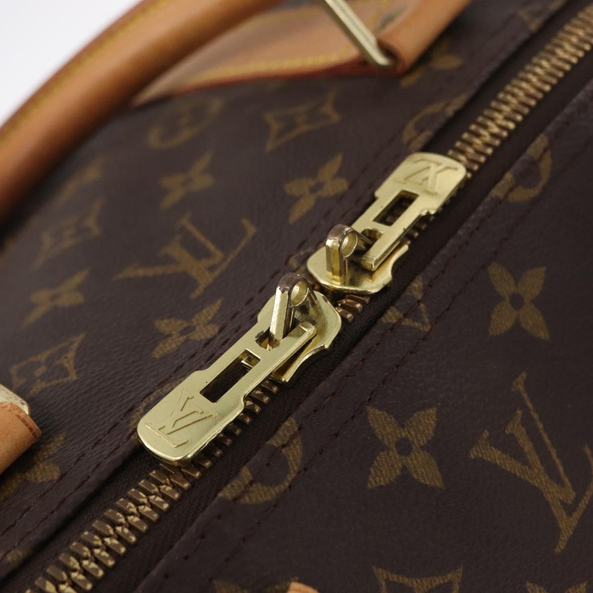 LOUIS VUITTON Monogram Keepall 55 Boston Bag M41424 LV Auth 203102A