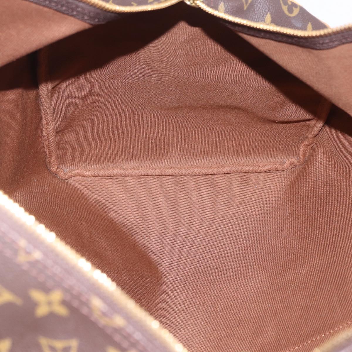 LOUIS VUITTON Monogram Keepall 55 Boston Bag M41424 LV Auth 203102A
