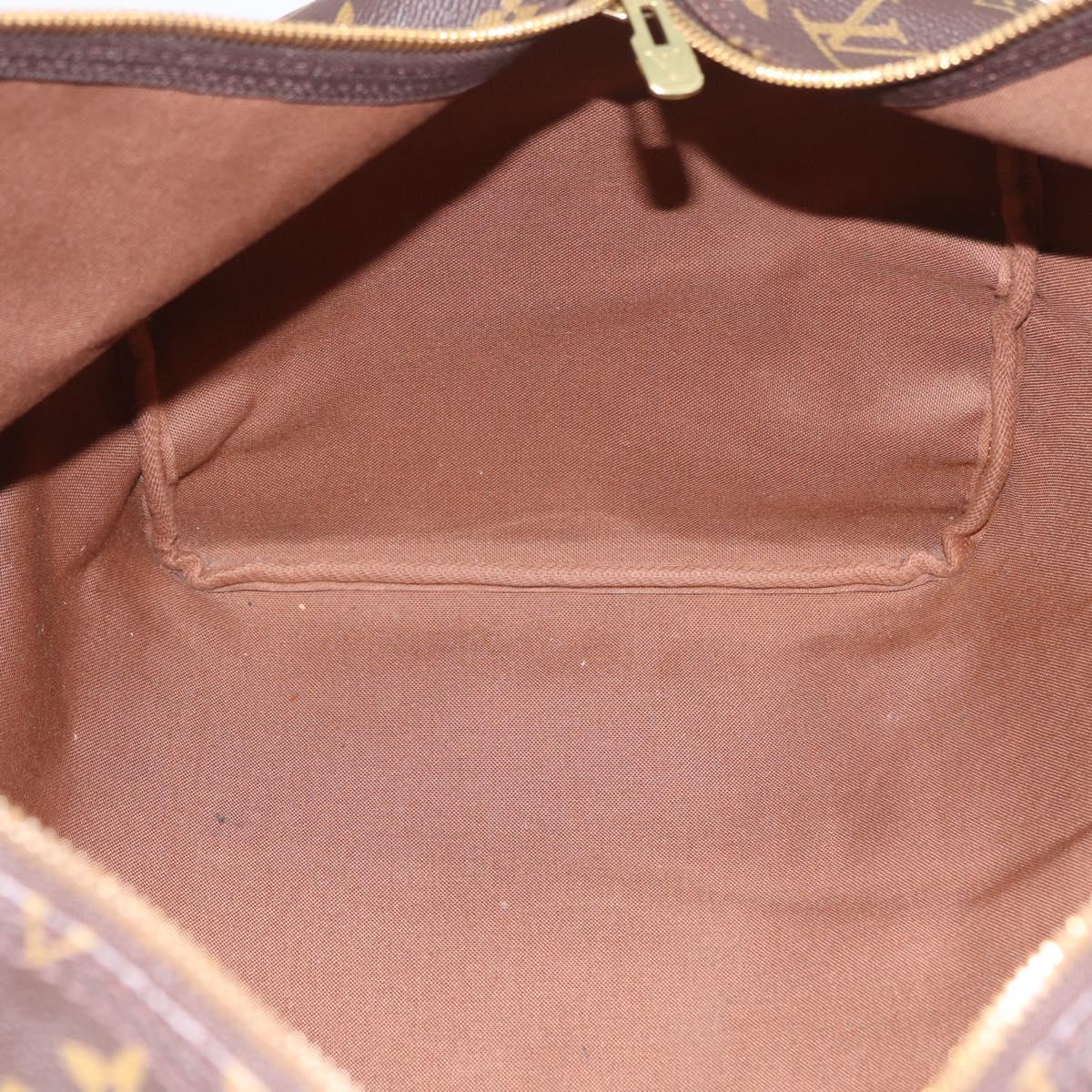 LOUIS VUITTON Monogram Keepall 55 Boston Bag M41424 LV Auth 203102A