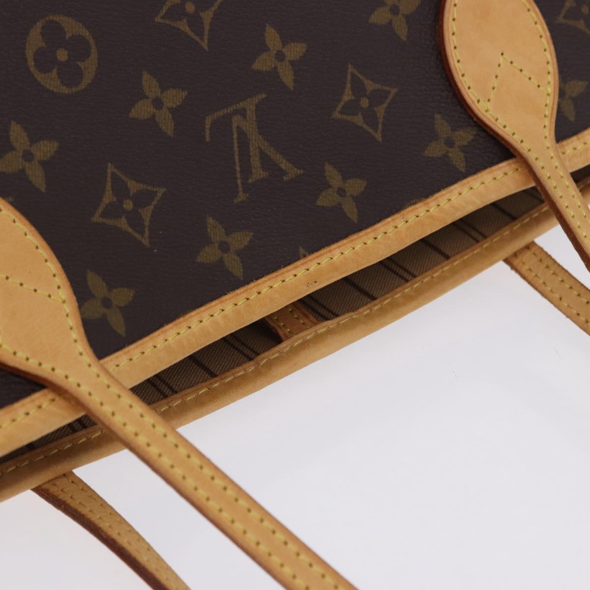 LOUIS VUITTON Monogram Neverfull GM Tote Bag M40157 LV Auth 203103V