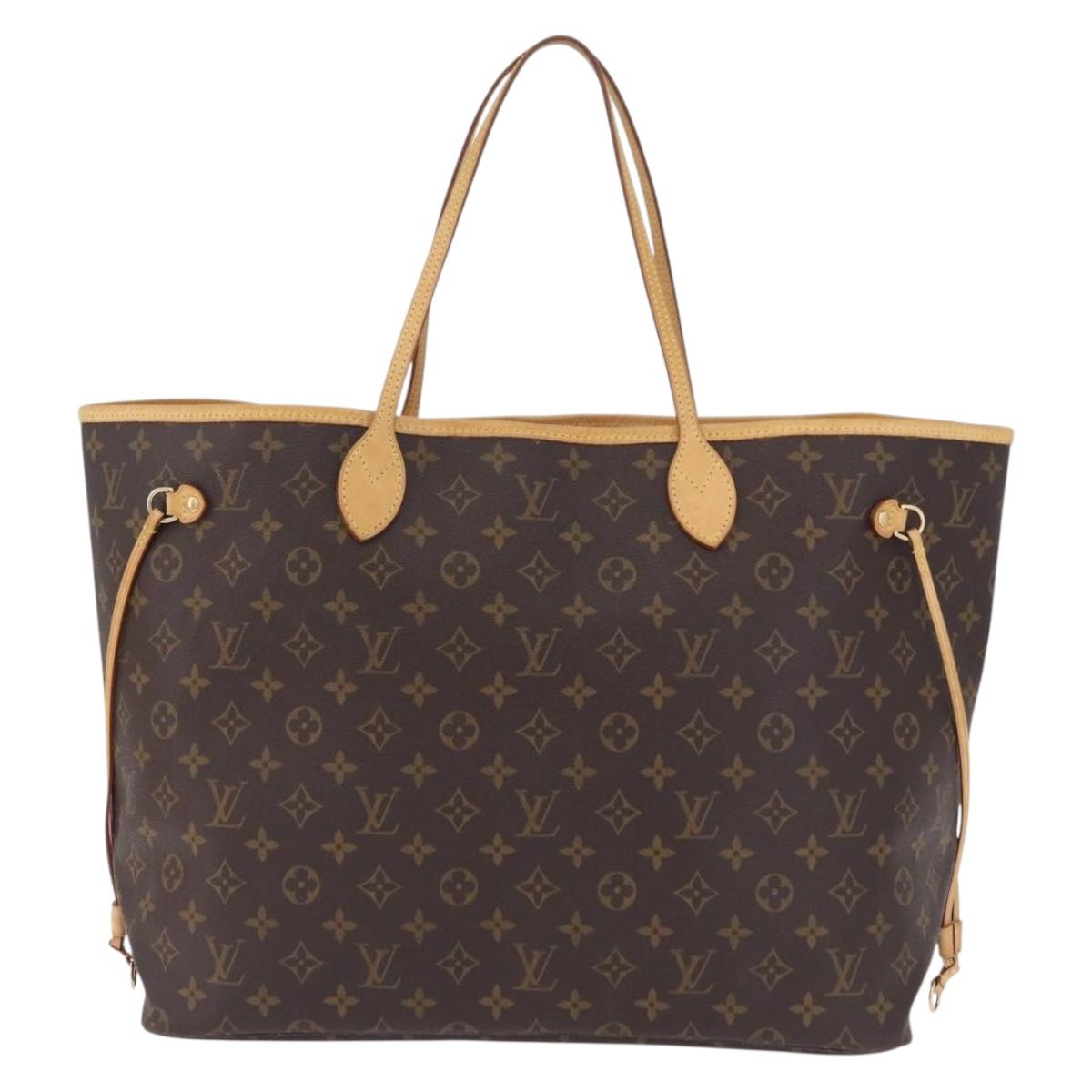 LOUIS VUITTON Monogram Neverfull GM Tote Bag M40157 LV Auth 203103V