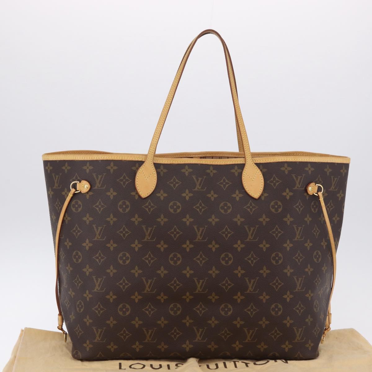 LOUIS VUITTON Monogram Neverfull GM Tote Bag M40157 LV Auth 203103V