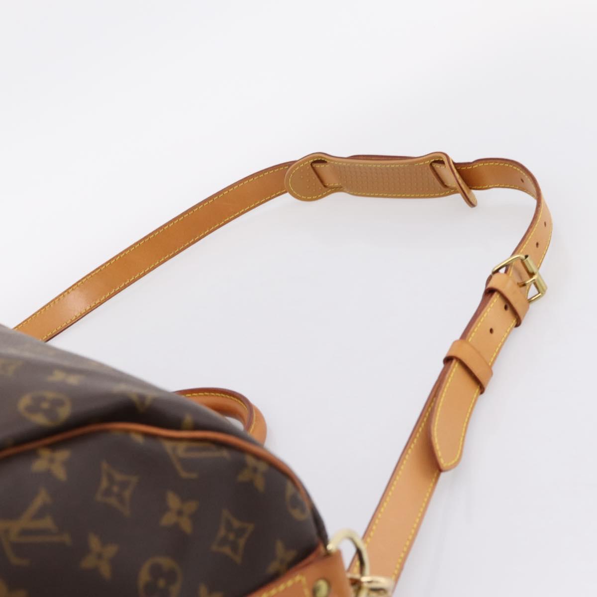 LOUIS VUITTON Monogram Keepall Bandouliere 50 Boston Bag M41416 LV Auth 203104V