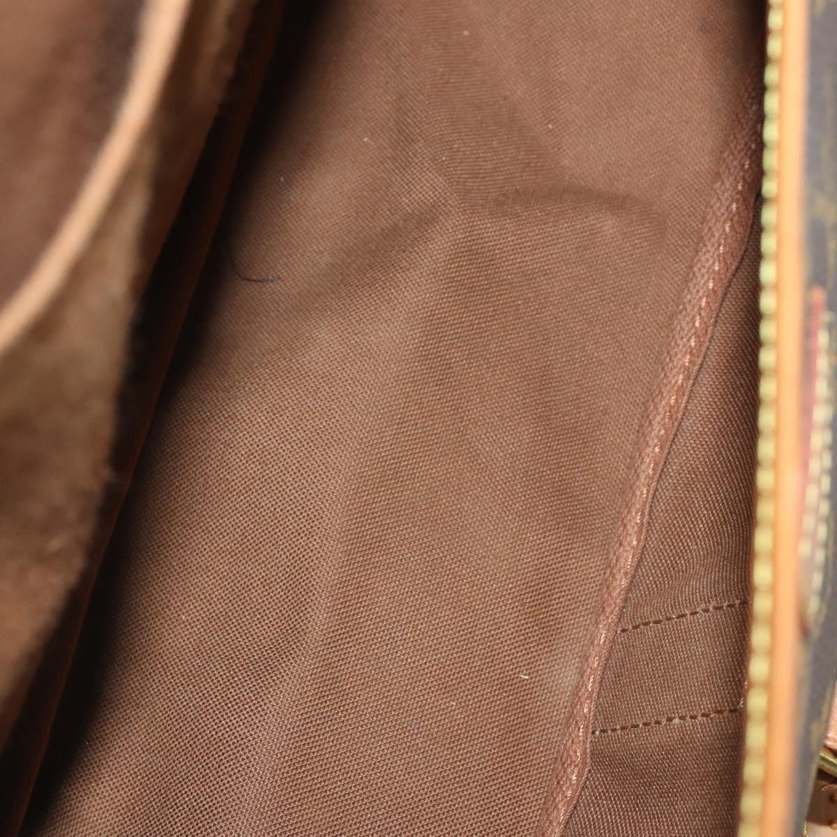 LOUIS VUITTON Monogram Saumur 35 Shoulder Bag M42254 LV Auth 203105