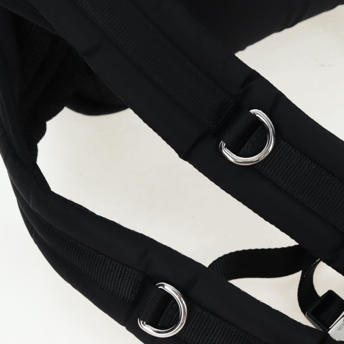 PRADA Frankenstein Backpack Nylon Black Purple Auth 203108M