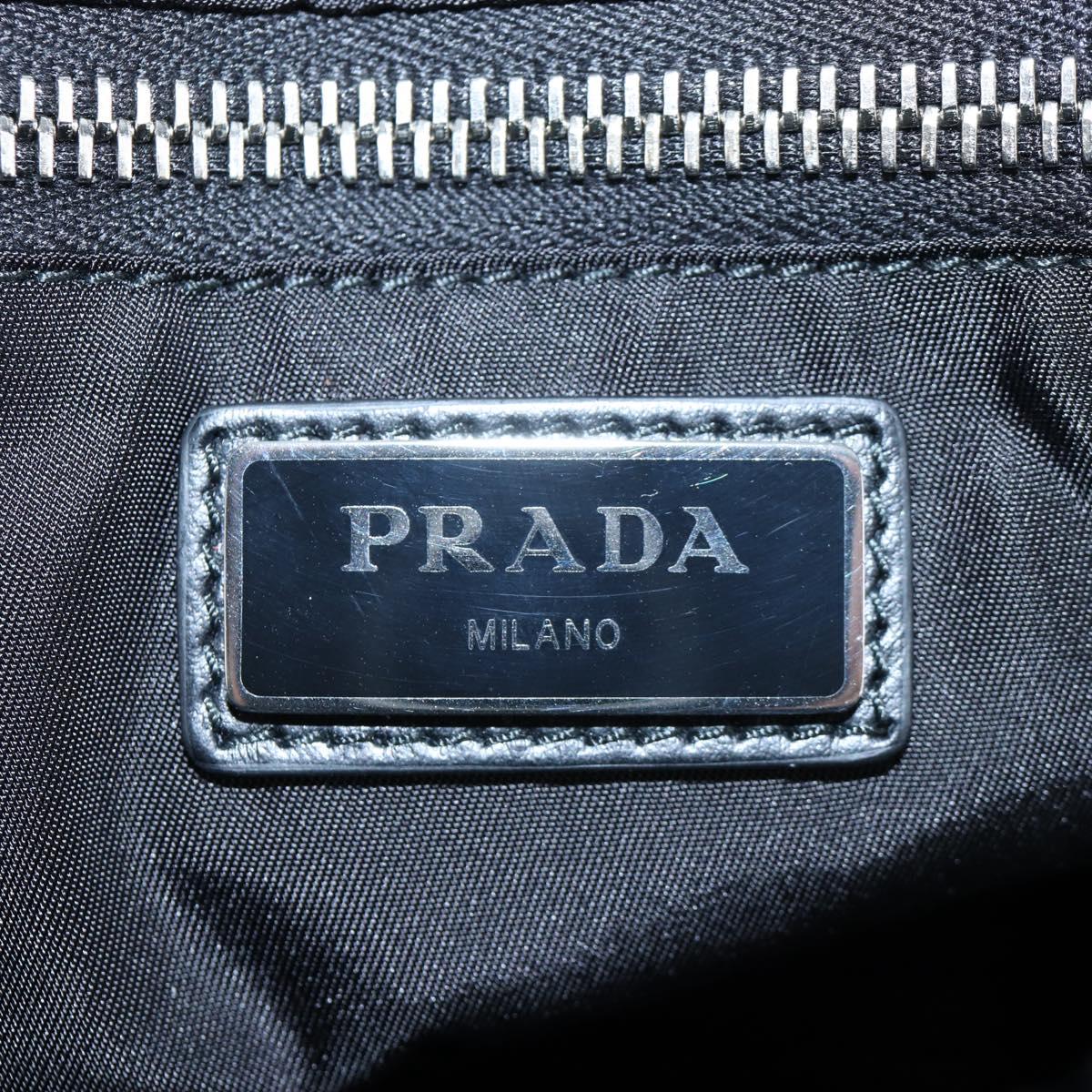 PRADA Frankenstein Backpack Nylon Black Purple Auth 203108M