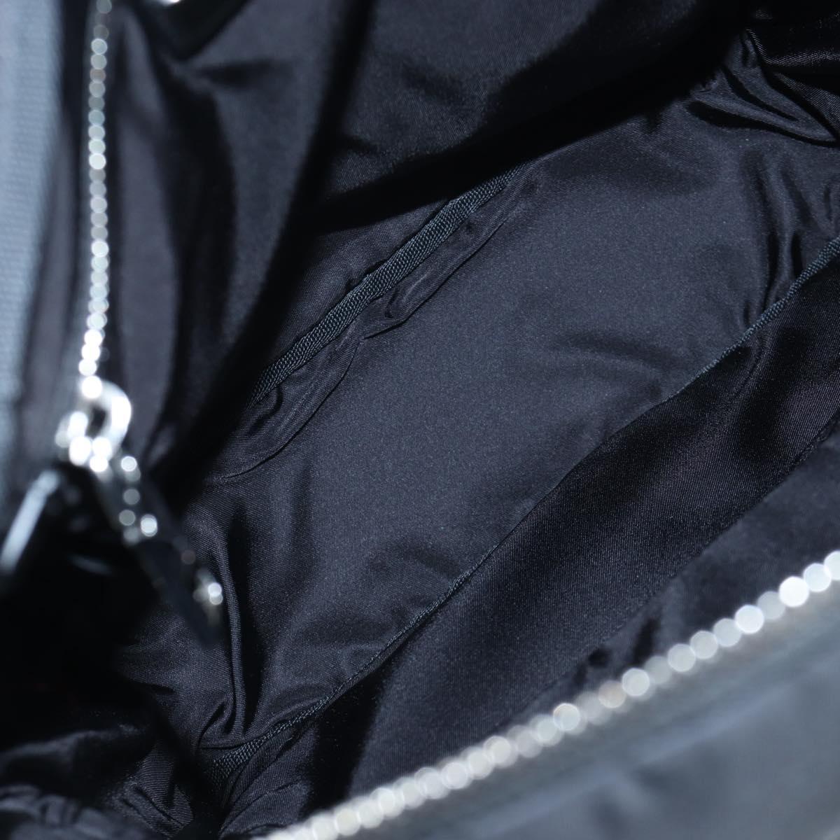 PRADA Frankenstein Backpack Nylon Black Purple Auth 203108M