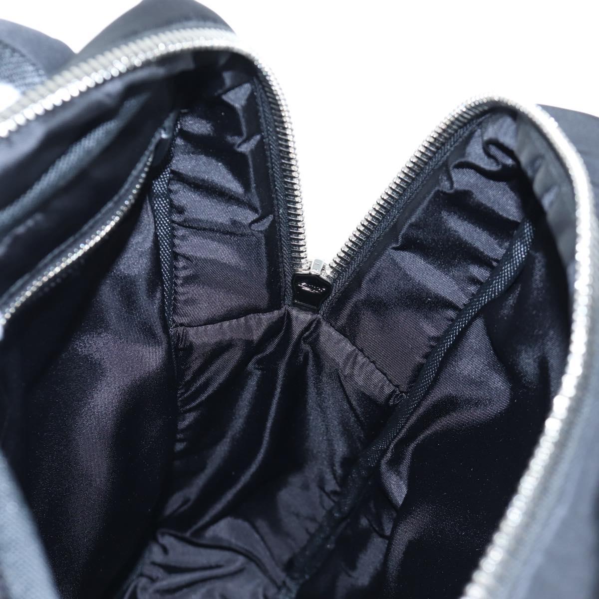 PRADA Frankenstein Backpack Nylon Black Purple Auth 203108M