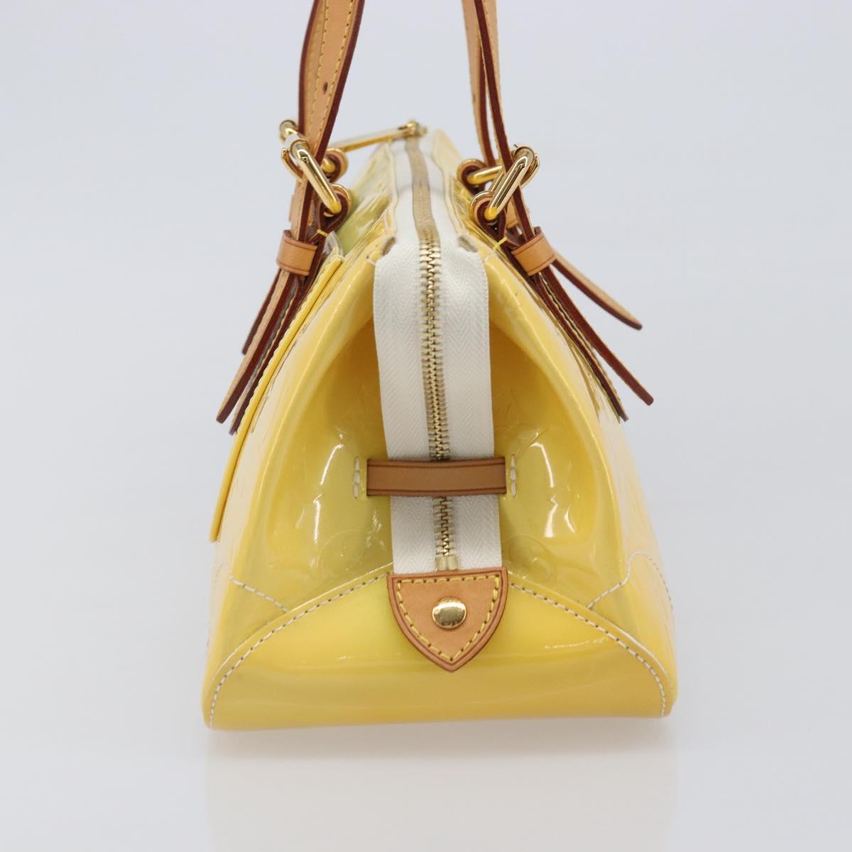 LOUIS VUITTON Vernis Rosewood Avenue Hand Bag Perle M93508 LV Auth 203109V