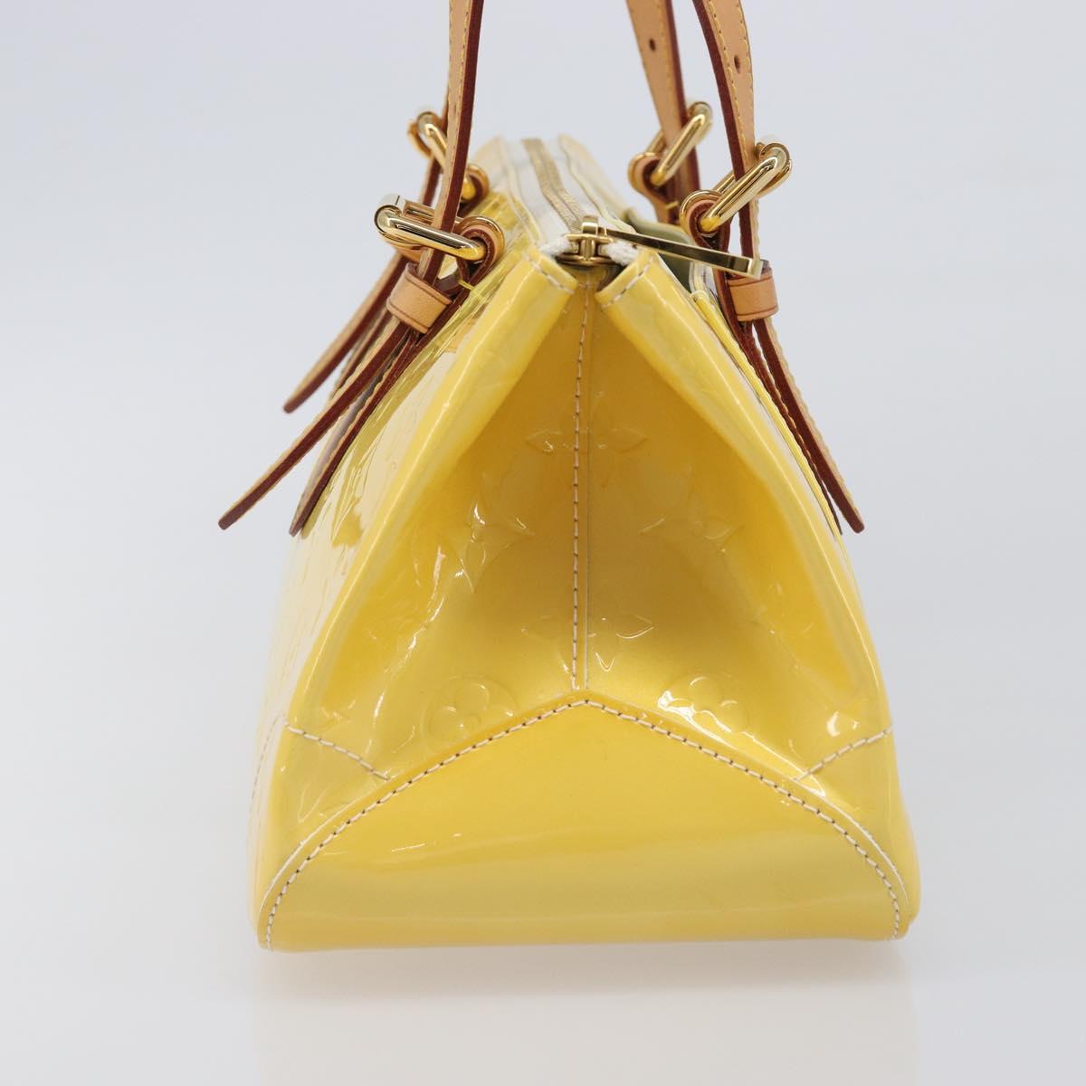 LOUIS VUITTON Vernis Rosewood Avenue Hand Bag Perle M93508 LV Auth 203109V